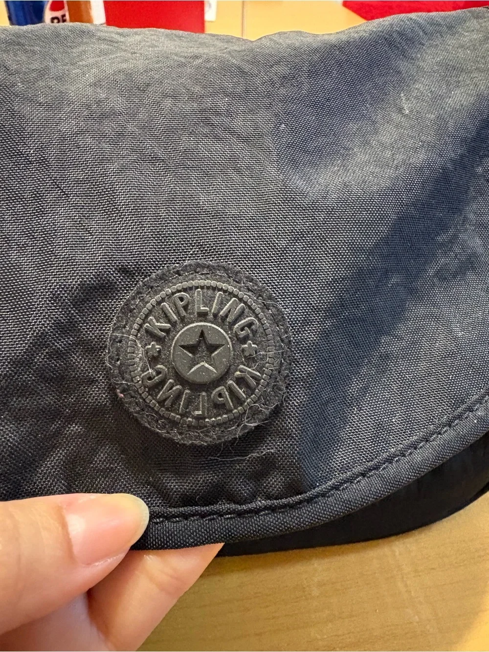 Kipling Black Crossbody Bag with Signature Monkey Charm
